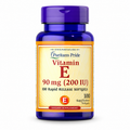 Vitamina E 90 mg (200 UI) — 100 cápsulas blandas