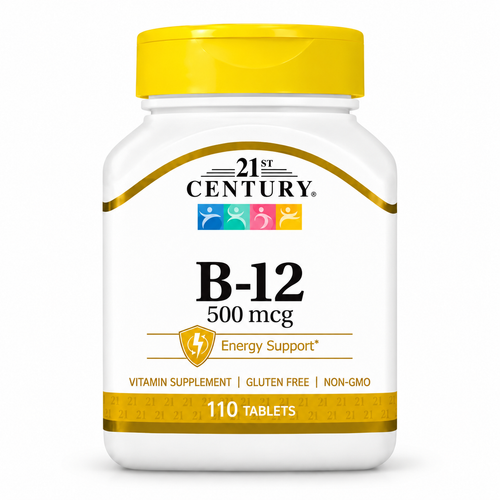 Vitamina B-12 500 mcg — 110 tabletas