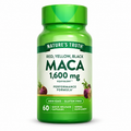 Maca 1600 mg, 60 cápsulas de Nature's Truth — frasco sobre fondo blanco